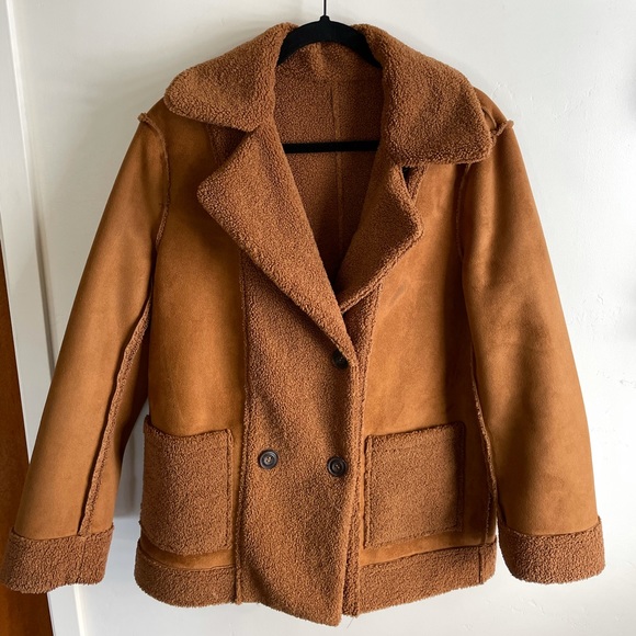 Shopbop Moon River teddy reversible coat - Picture 2 of 7